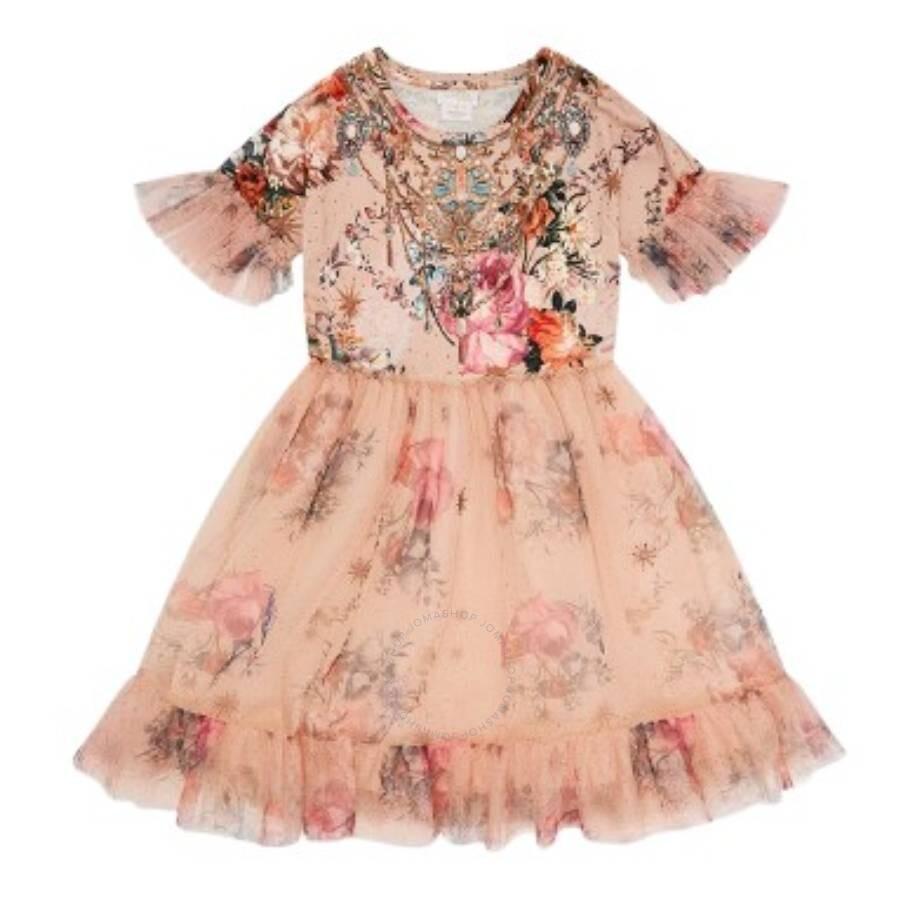 Camilla Girls Pink Tutu T-Shirt Dress