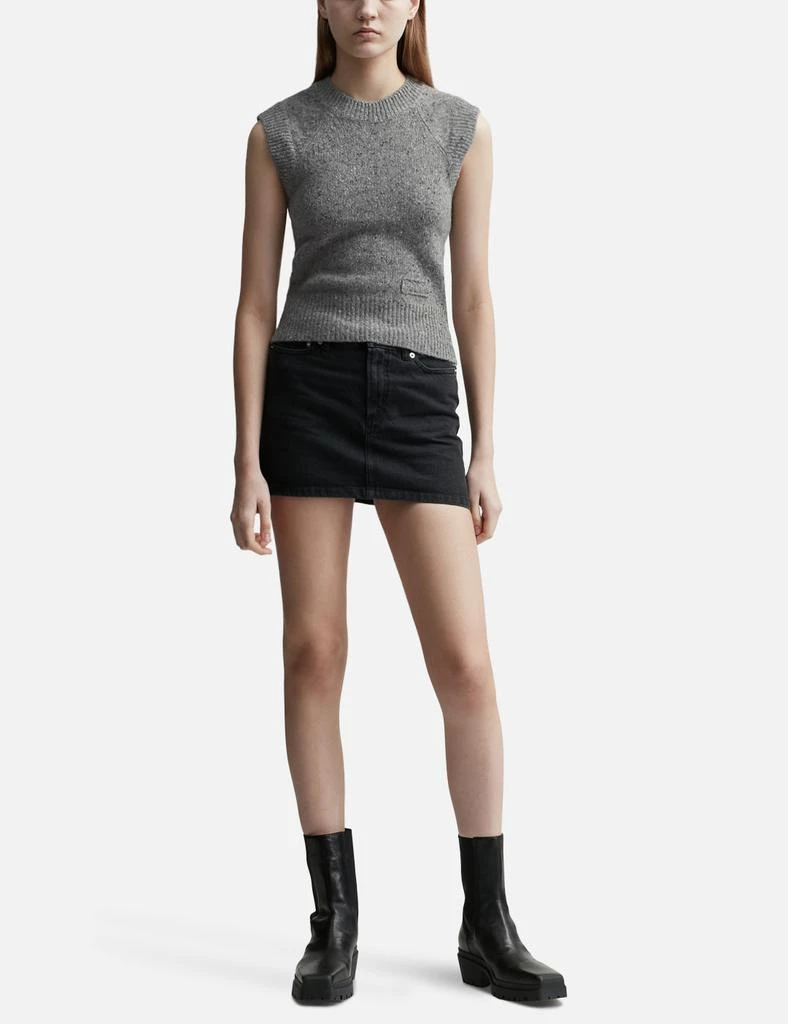 AMI Ami Embroidery Sleeveless Sweater 4