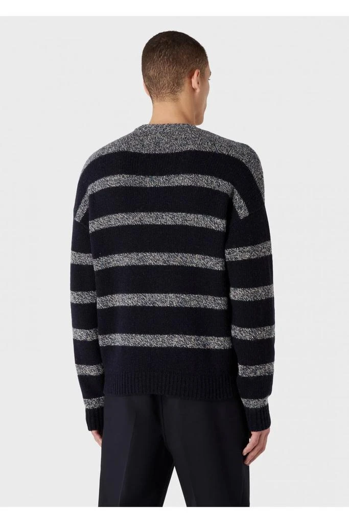 undefined WOVEN EAGLE LOGO SWEATER 2