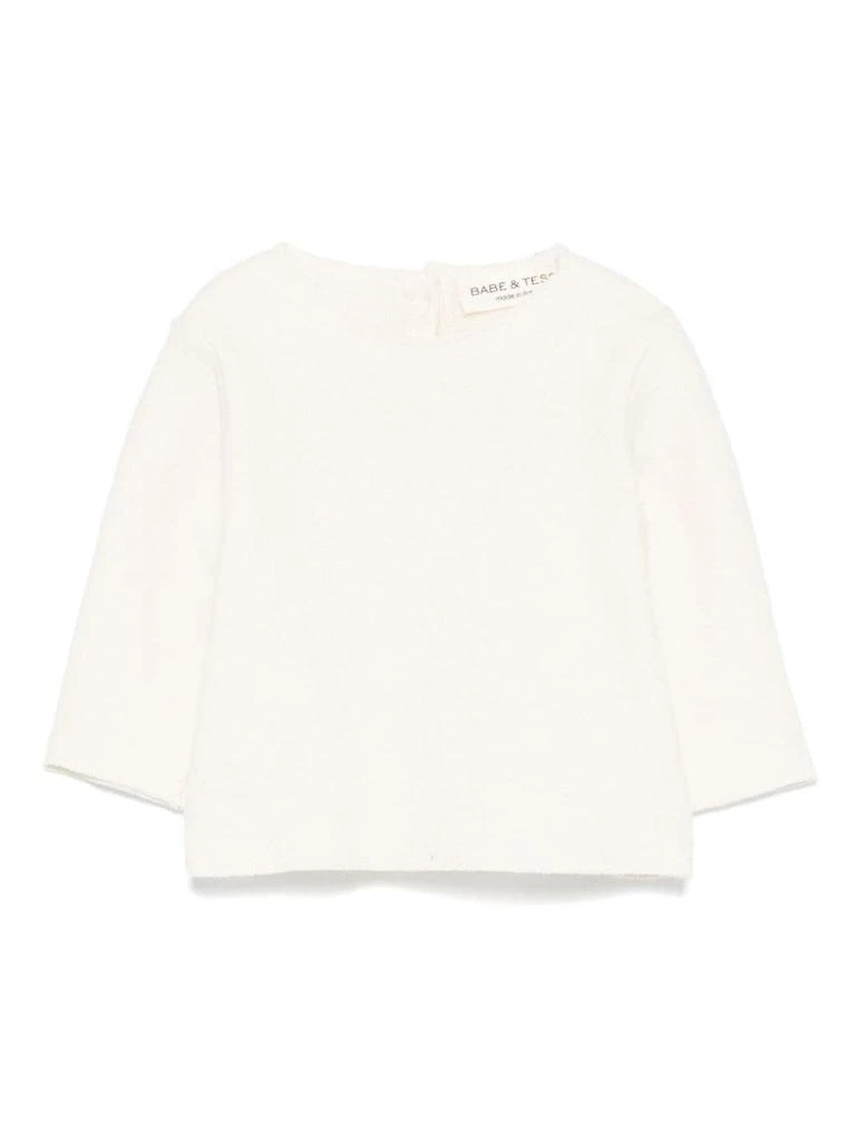 BABE & TESS White Shirt Baby Girl 1