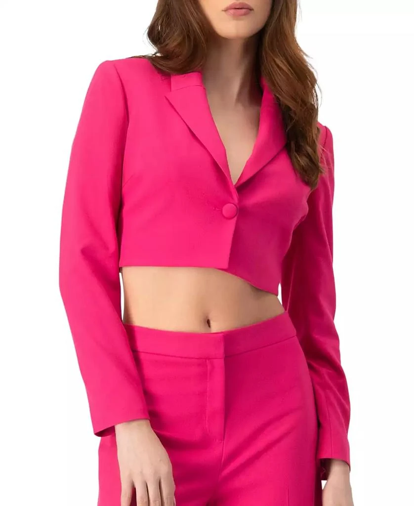 Ivonne Women
s Short Bolero Jacket with Single Front Button