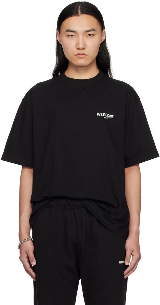 【関税込み】We11done ブラック Pierced Tシャツ We11done Black Pierced T-shirt - T-Shirts - Compare Prices