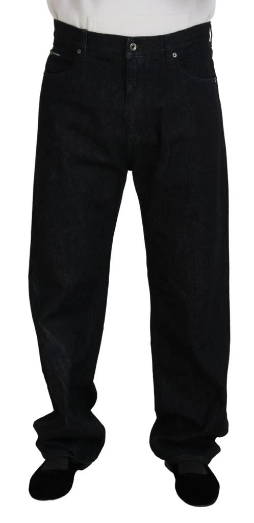 Dolce & Gabbana Dolce & Gabbana Black Washed Cotton  Casual Denim Jeans 1