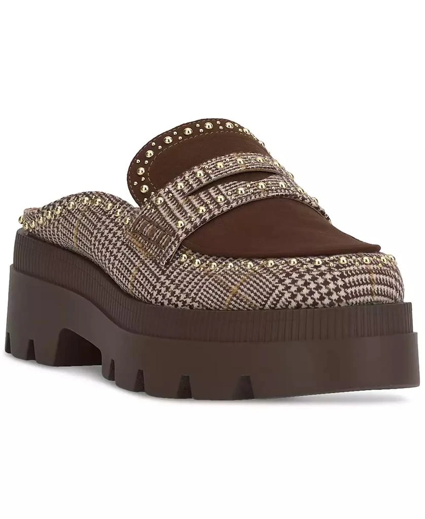 Jessica Simpson Women's Uma Platform Lug-Sole Tailored Slip-On Loafers 1