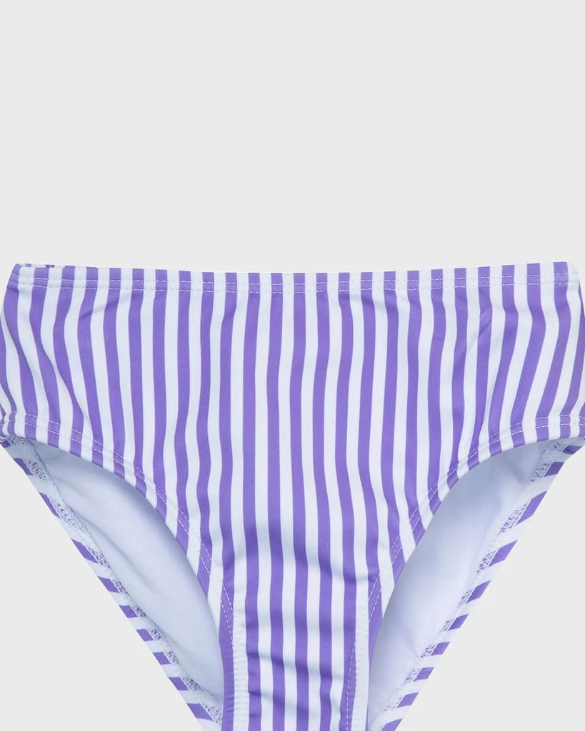 Habitual Girl's Fem Fem Striped Two-Piece Swimsuit, Size 2-6 4
