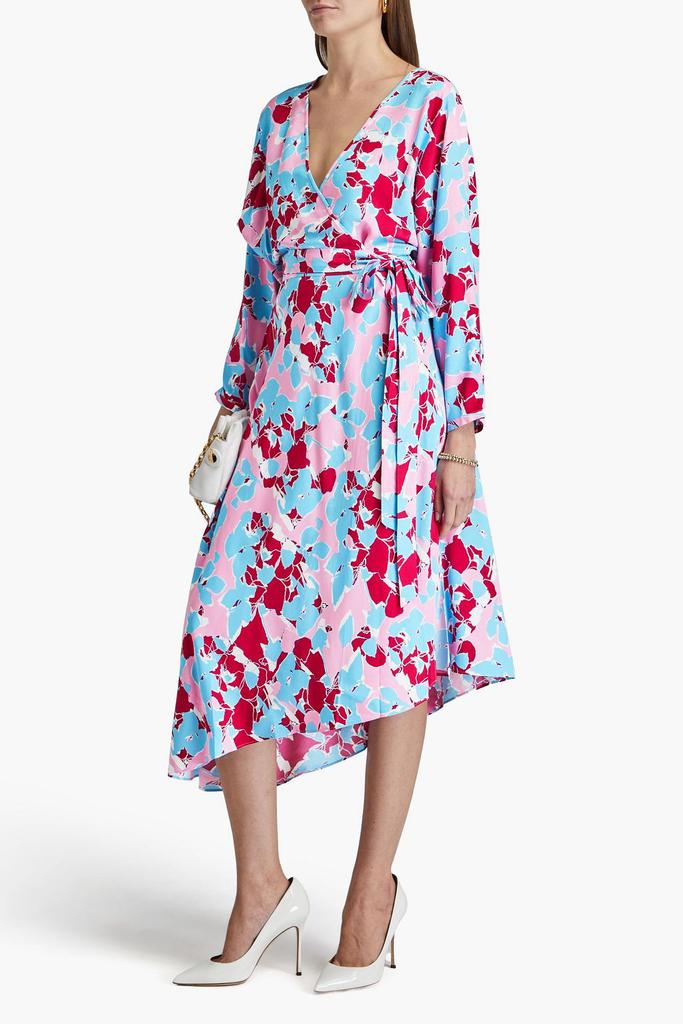 Diane von Furstenberg Eloise wrap-effect printed crepe midi dress
