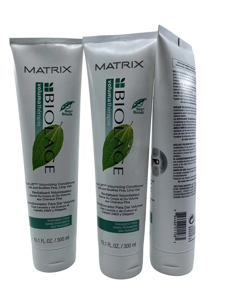 MATRIX Biolage Full Lift Volumizing Conditioner Fine Limp Hair 10.1 OZ Set of 3 3