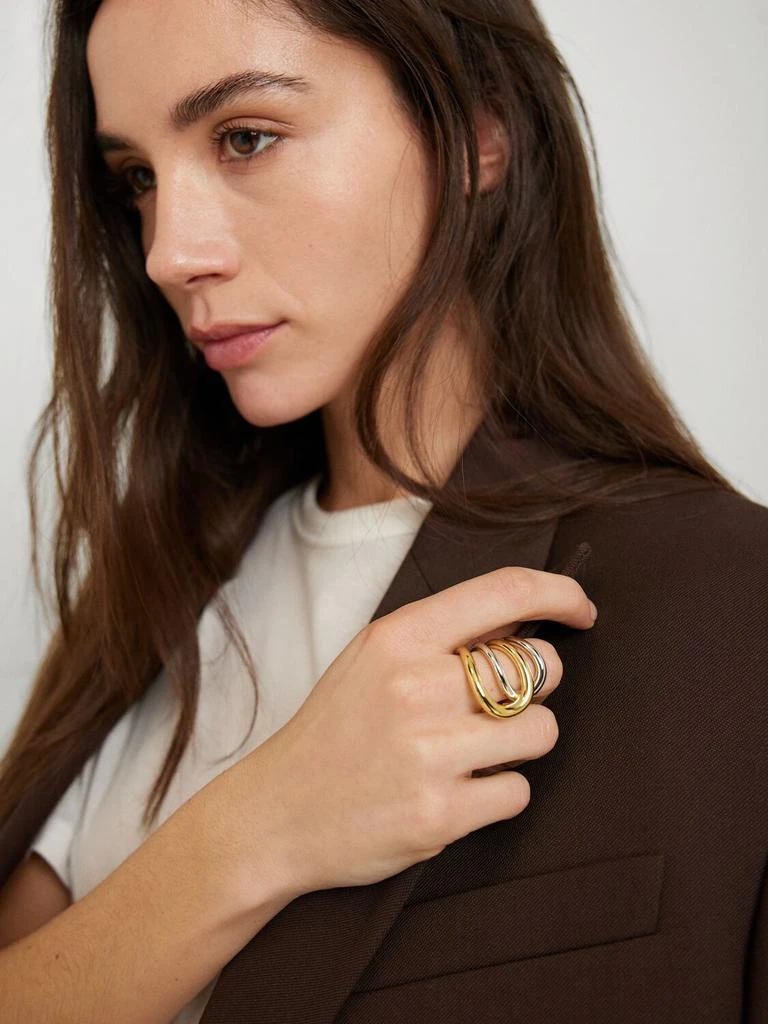 Charlotte Chesnais Bague Daisy Vermeil & Silver Ring 1