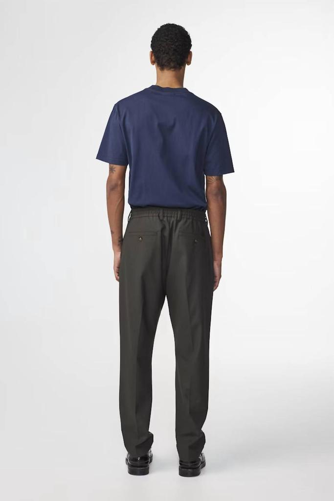 NN07 Adam Casual Pima Tee In Navy Blue