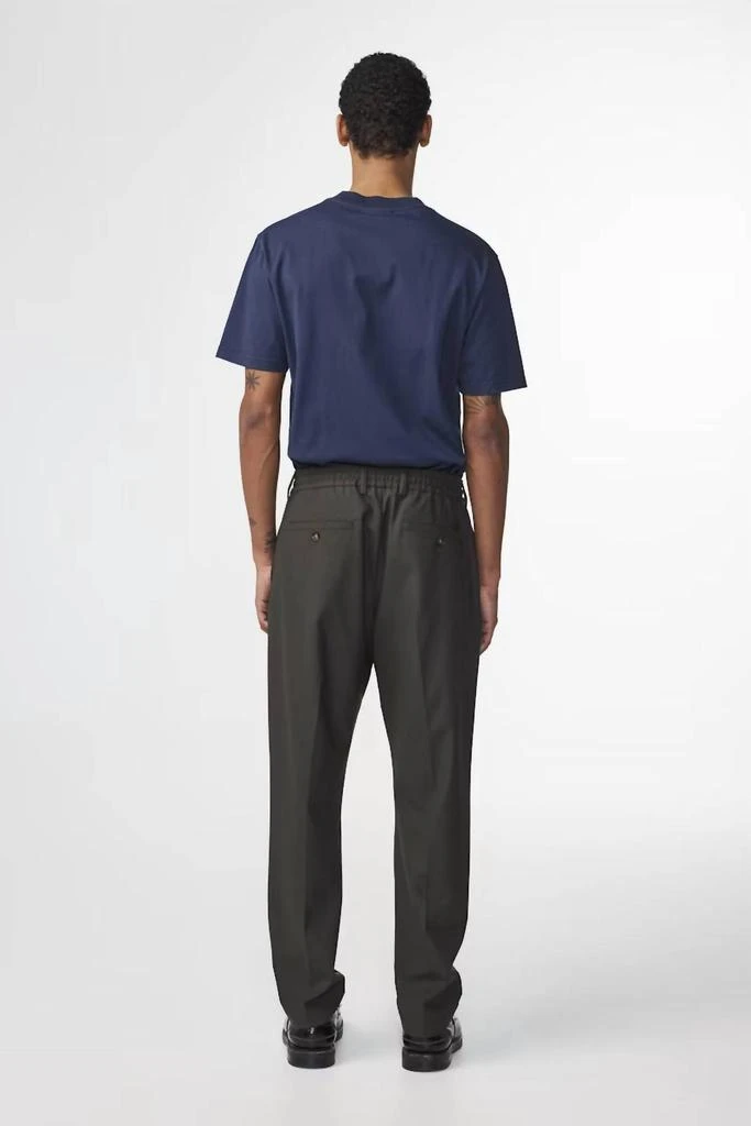 NN07 Adam Casual Pima Tee In Navy Blue 2