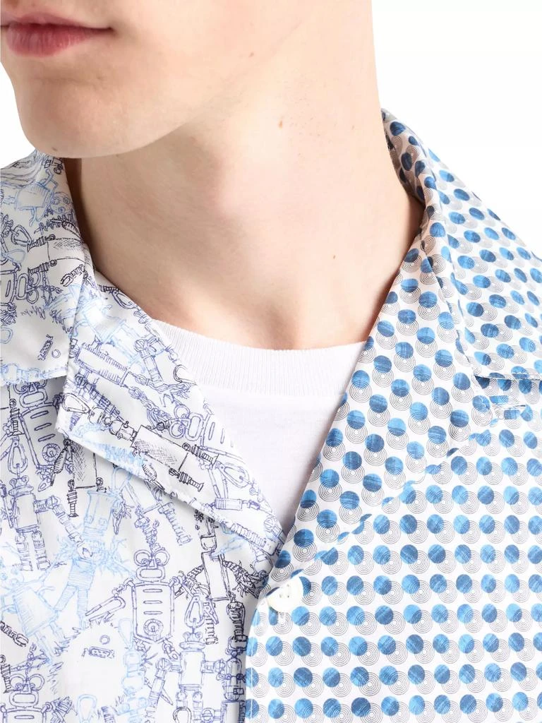 Prada Double Match Cotton Shirt 6