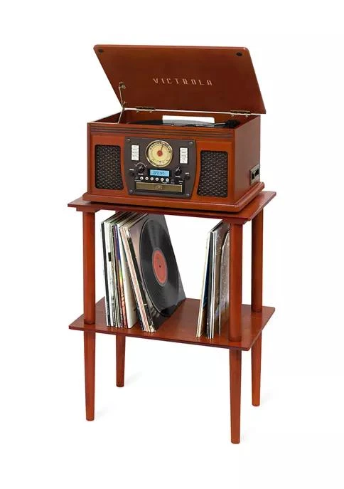 Victrola Navigator Bluetooth Record Player With Matching Record Stand 1