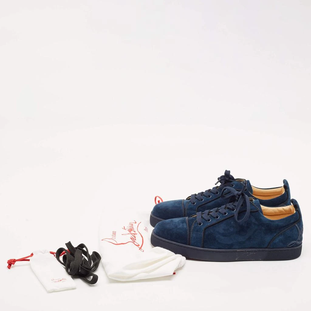 Christian Louboutin Christian Louboutin Navy Blue Suede Fun Louis Junior Sneakers Size 43.5 9