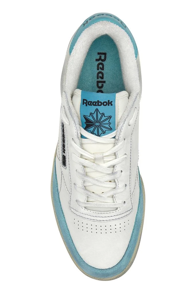 Reebok Two-tone leather and suede Club C sneakers 4