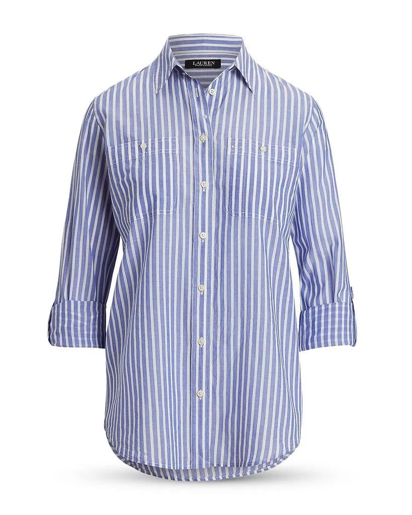 Ralph Lauren Relaxed Fit Voile Roll Tab Sleeve Shirt 5