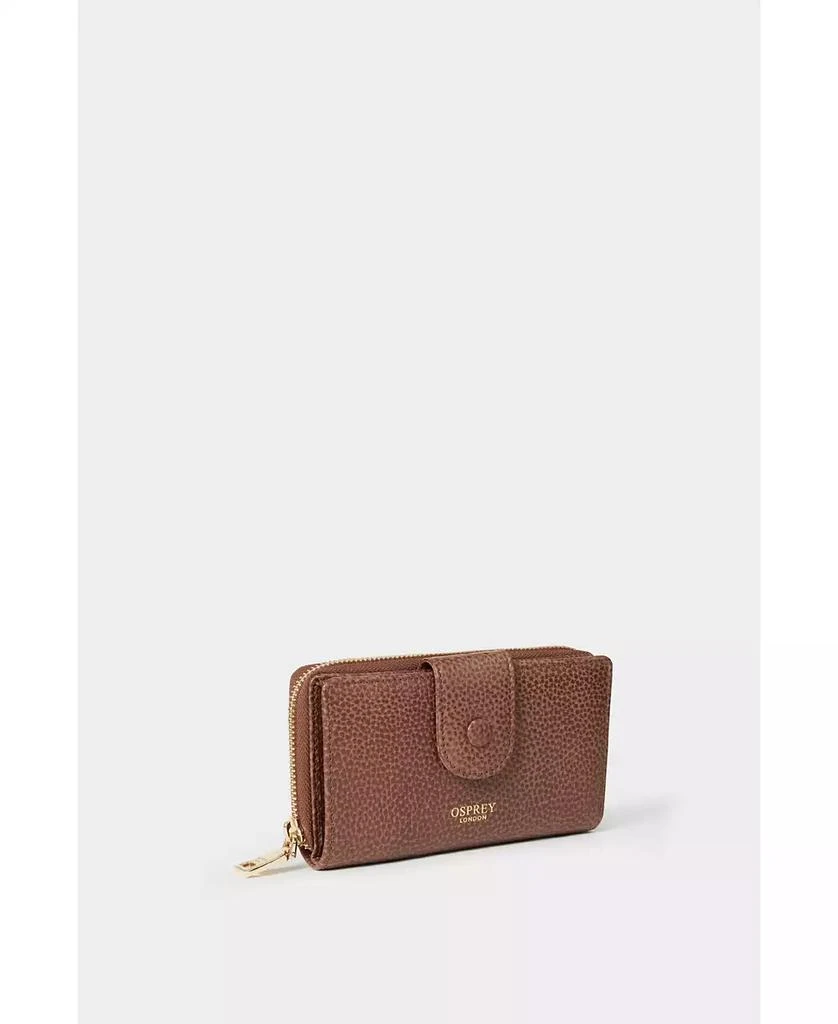 Osprey London The Core Medium Leather Popper Matinee Purse 2