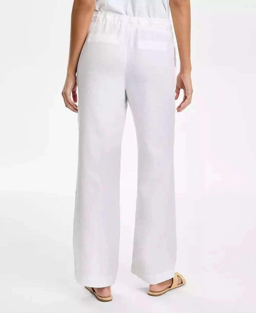 Charter Club Women's 100% Linen Drawstring Pants, Created for Macy's 4
