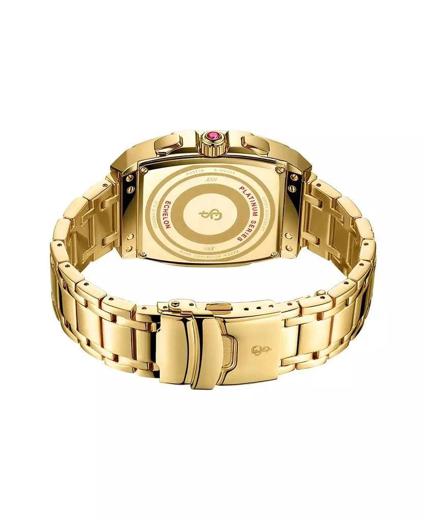 Jbw Men's Echelon Platinum Series Diamond (3 ct. t.w.) 18K Gold-Plated Stainless Steel Watch, 41Mm 2