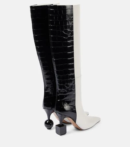 Jacquemus Les Bottes Bisou leather knee-high boots 2