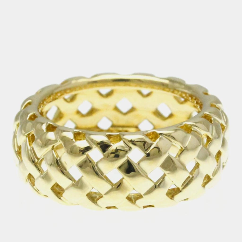 Tiffany & Co. Tiffany & Co. 18K Yellow Gold Vannerie Band Ring EU 52 2