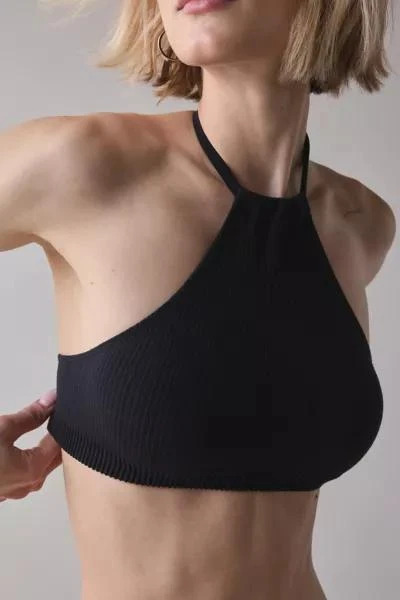 Out From Under Out From Under Marie Seamless Knit Halter Bra Top 2