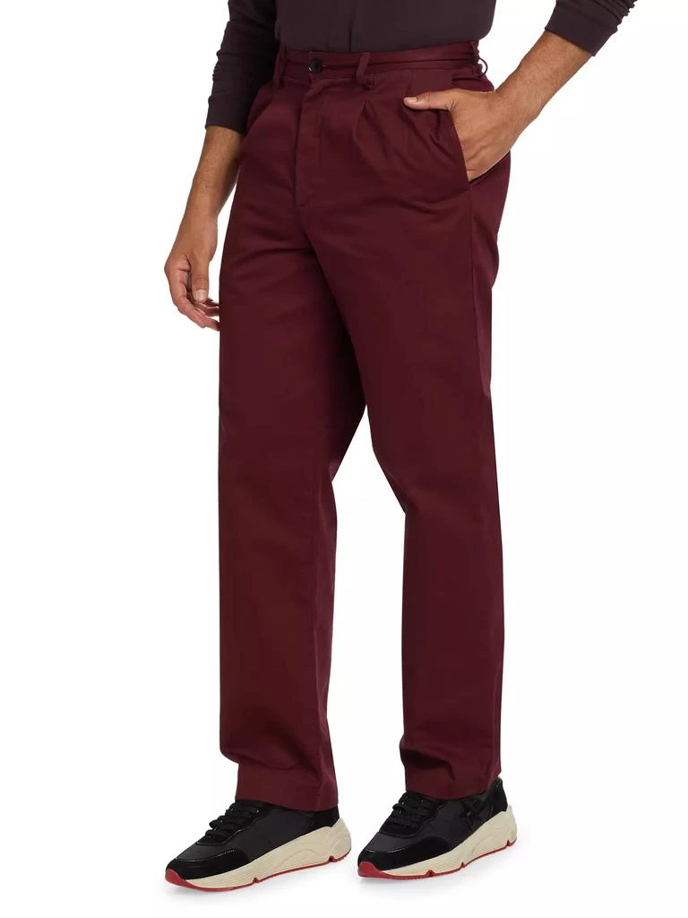 Noah Double-Pleat Chino Pants 4