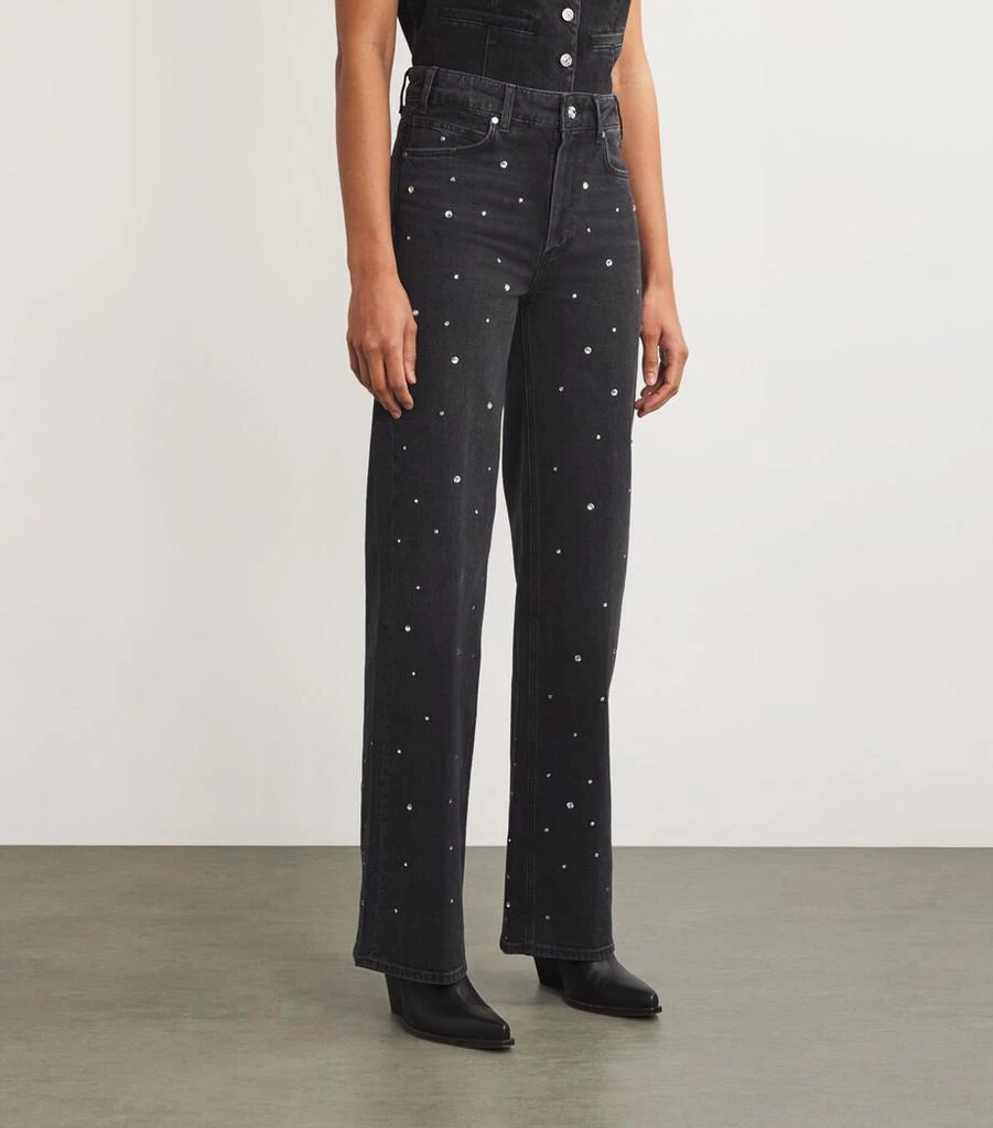 Paige Embellished Sasha Wide-Leg Jeans 3
