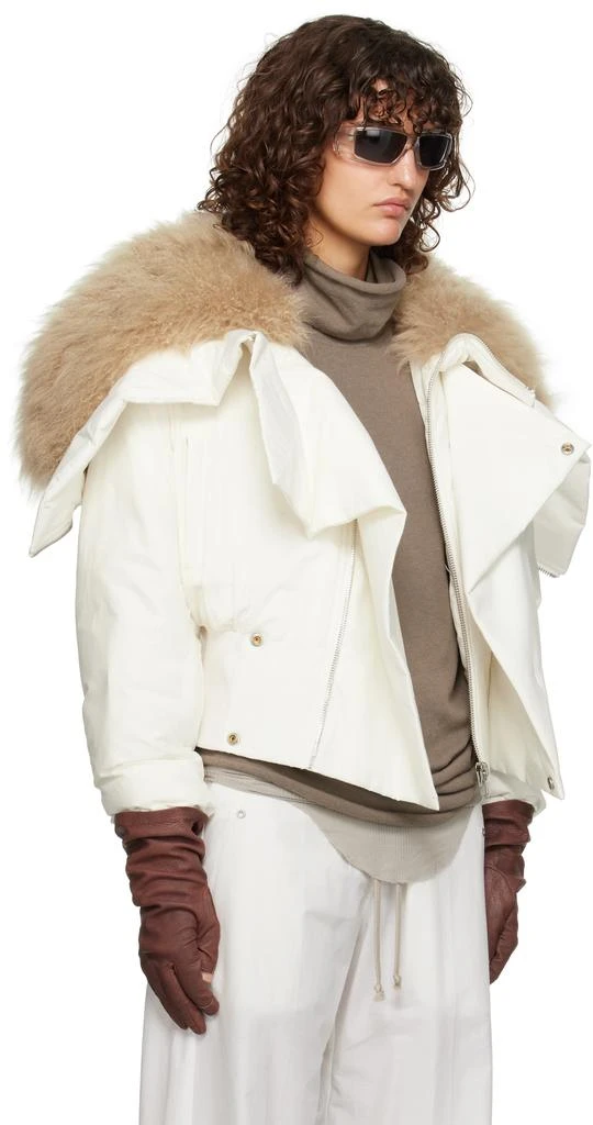 Rick Owens Moncler + Rick Owens Off-White Alice Fur Jacket 2