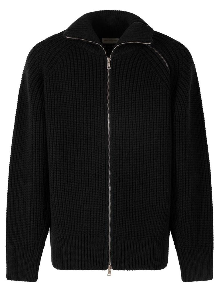 Alexander McQueen Alexander McQueen Ribbed Knit Zip-Up