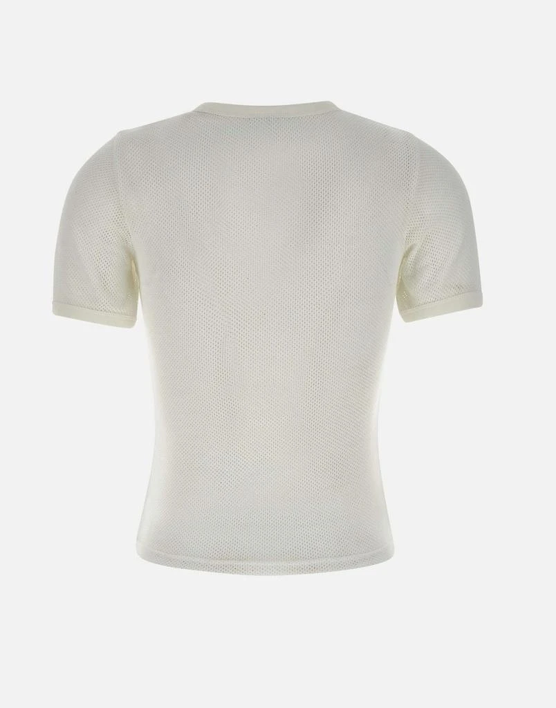 courreges "Signature contrast t-shirt" 3