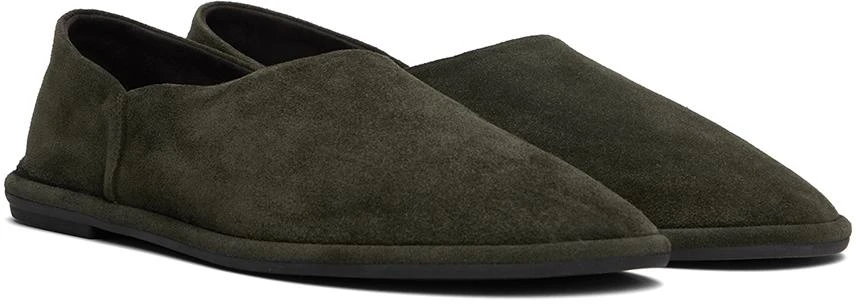 The Row Green Canal Slip-on Loafers 4
