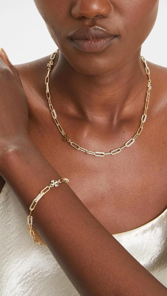 undefined Tory Burch Women
s Icon Pave Chain Bracelet 2