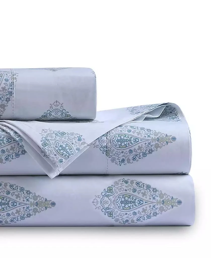 Tribeca Living 400-Thread Count Cotton 3-Pc. Extra Deep Pocket Sheet Set 3