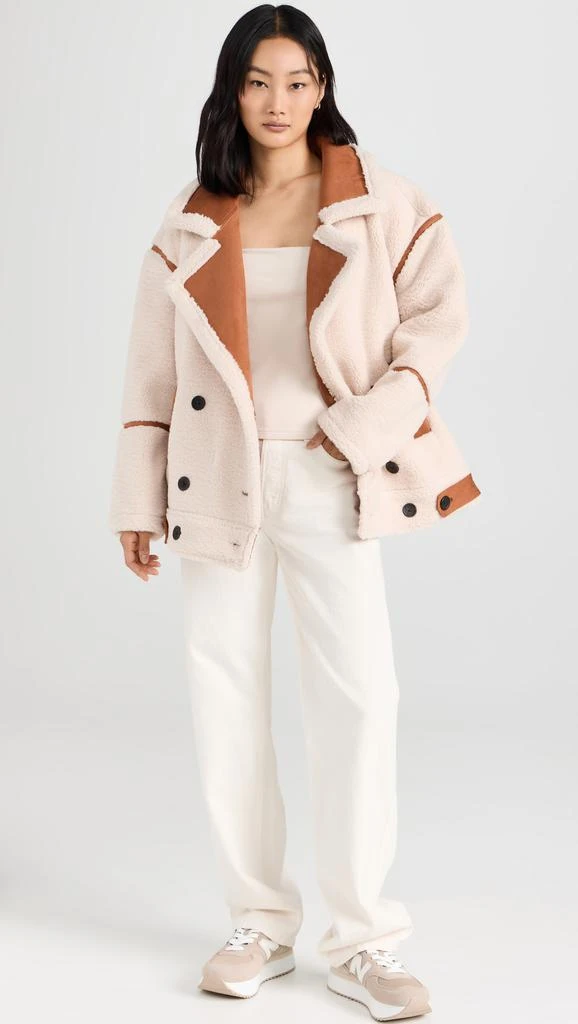 Blank NYC Pick Me Sherpa Bonded Jacket 4