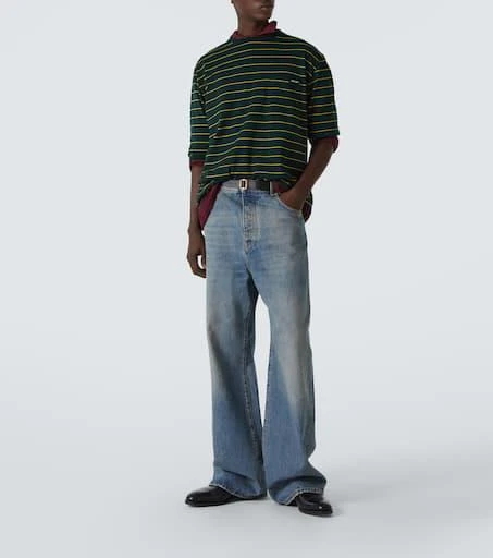 Miu Miu Striped cotton jersey T-shirt 2