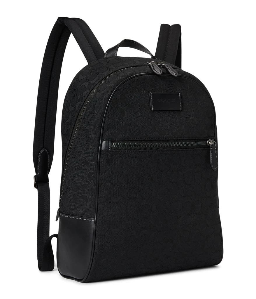 Coach Theo Backpack In Signature Jacquard