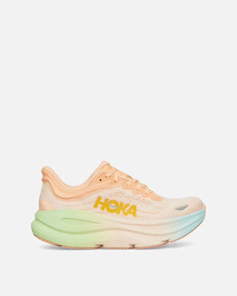 Hoka One One Women's Bondi 9 Sneakers Frost / Pale Tangerine 1