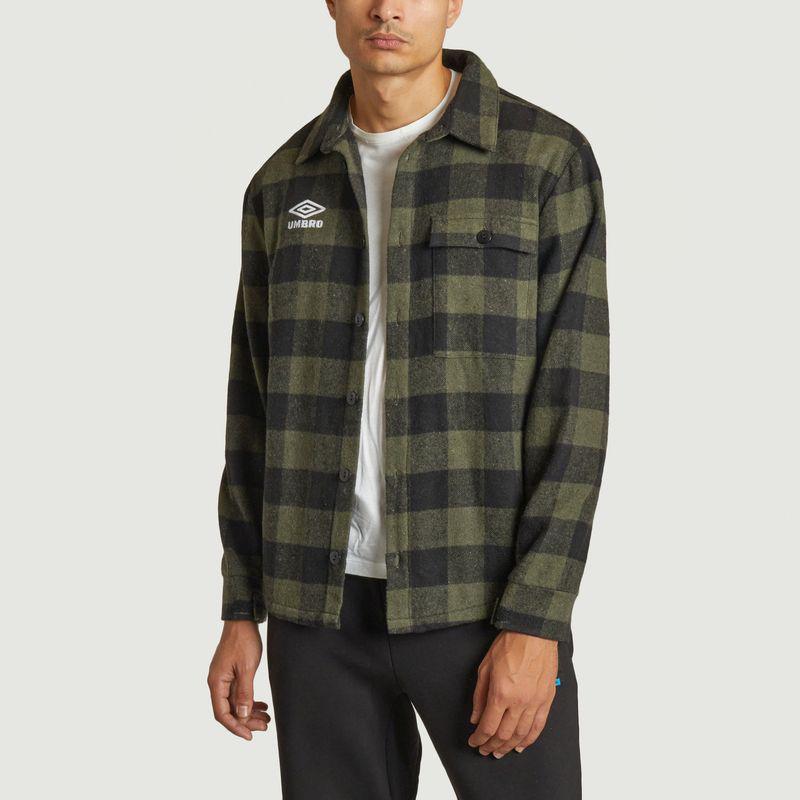 Umbro lifestyle Check overshirt KAKI NOIR UMBRO LIFESTYLE