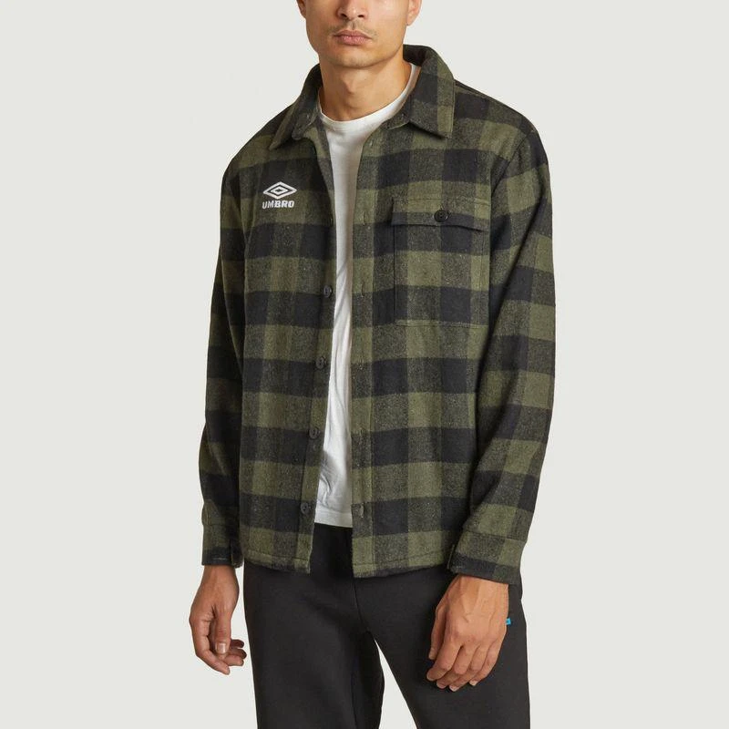 Umbro lifestyle Check overshirt KAKI NOIR UMBRO LIFESTYLE 1