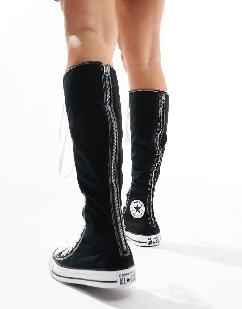 Converse Converse Chuck Taylor All Star Knee XXX Hi trainers in black and white 2