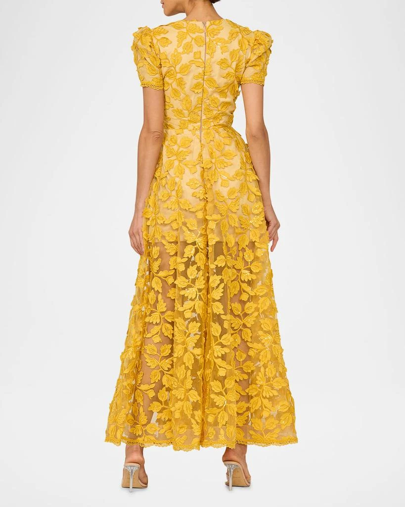 HELSI Exclusive Clara Embroidered Puff-Sleeve Gown 3