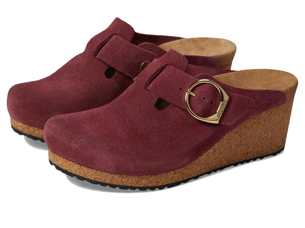 Birkenstock Papillio by Birkenstock Fanny Wedge Clog - Suede 1