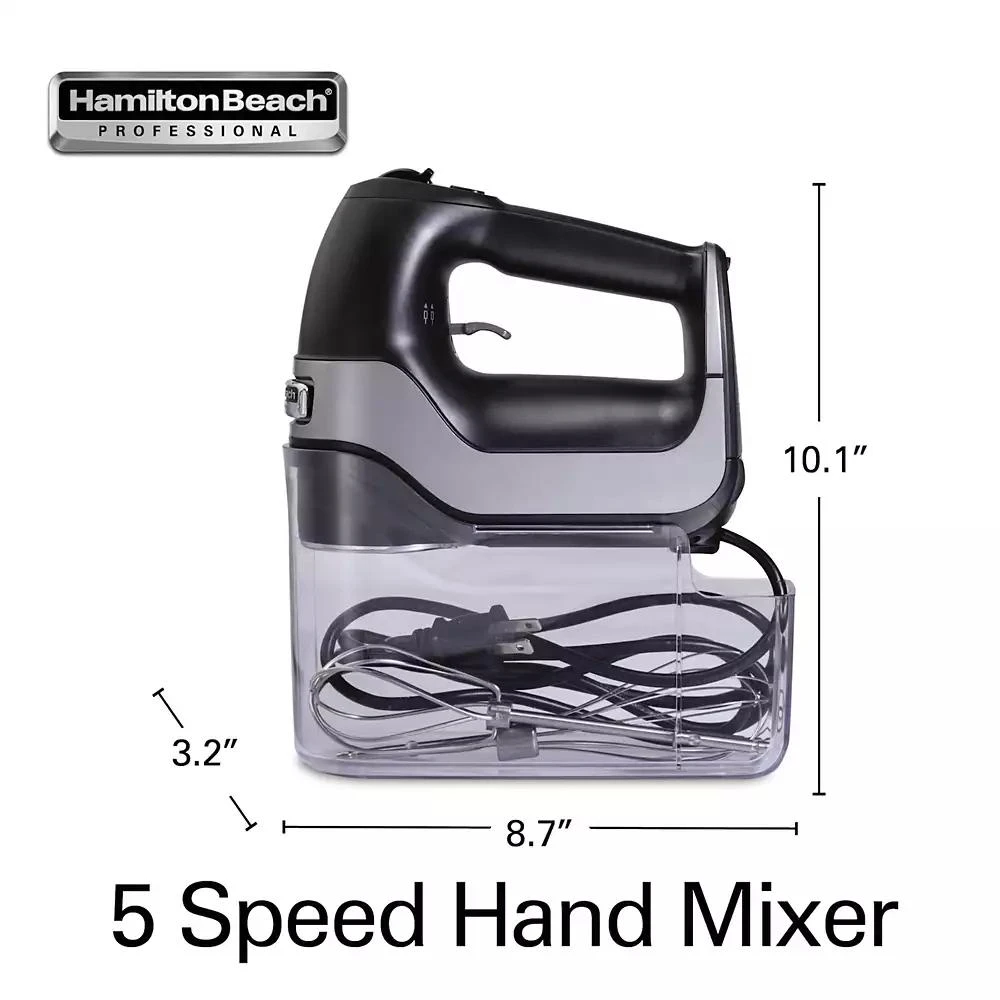 Hamilton Beach Professional 5 Speed Hand Mixer - 62651 8