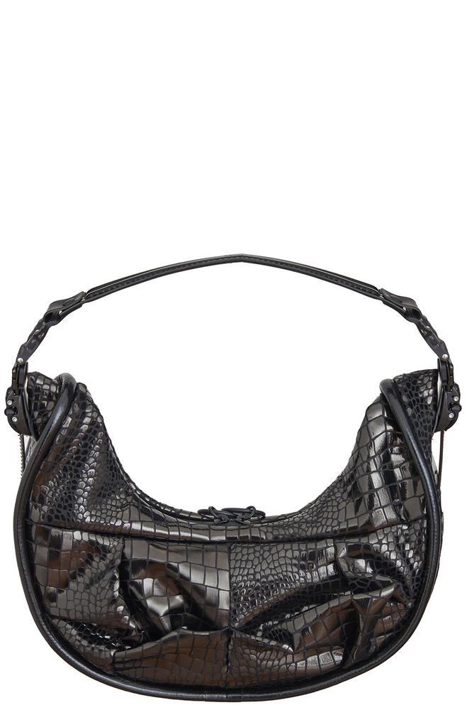 Shop Junya Watanabe X Innerraum Half Moon Embossed Shoulder