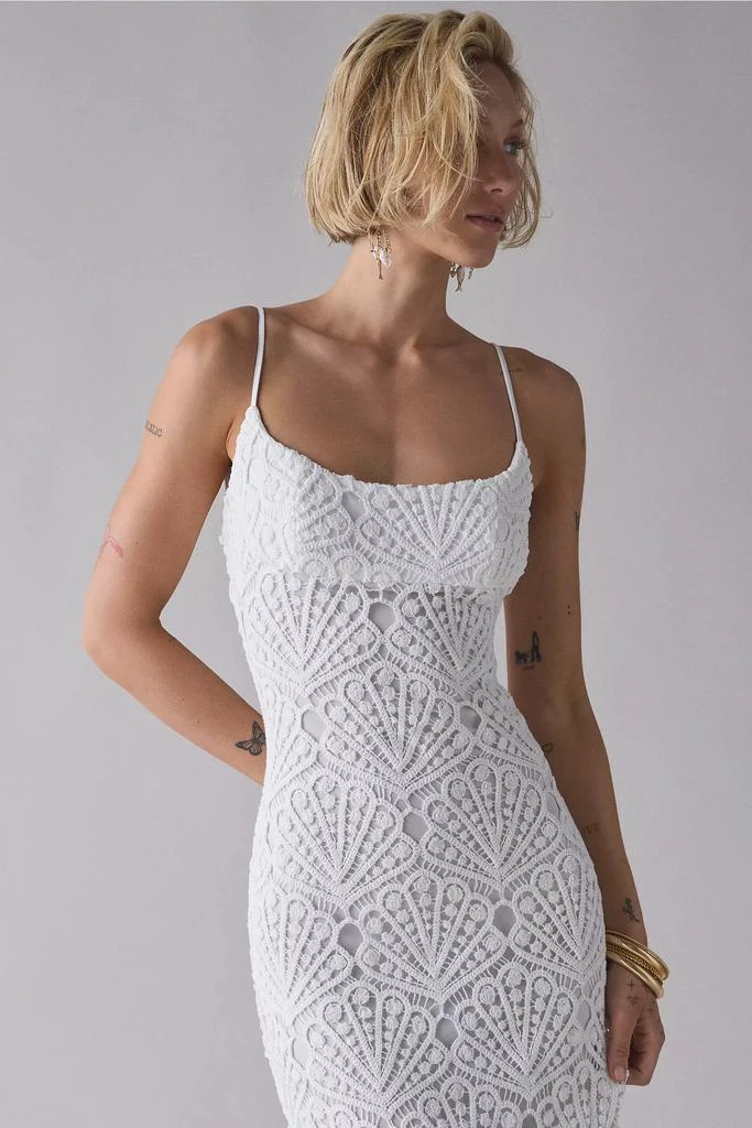 Bardot Bardot Andoni White Seashell Crochet Midi Dress - Dresses & Skirts -  Compare Prices from 8+ Stores - Free Shipping - BeyondStyle