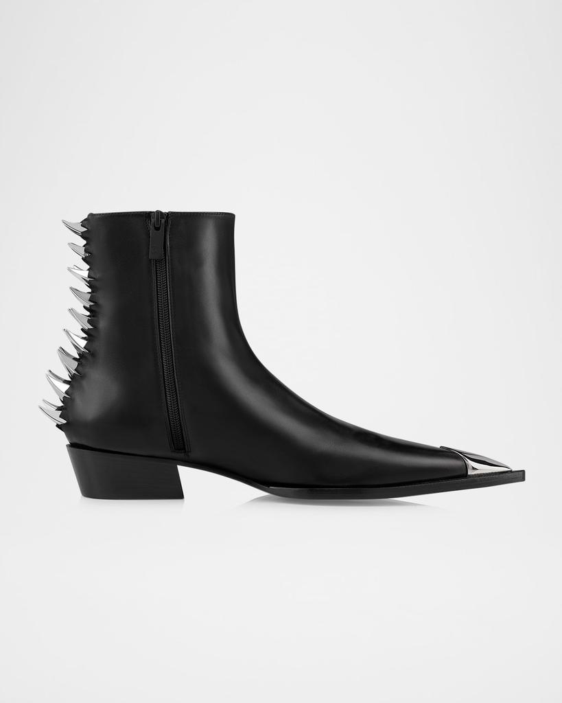 Christian Louboutin Men's Mr Clawiss Leather Ankle Boots - Free