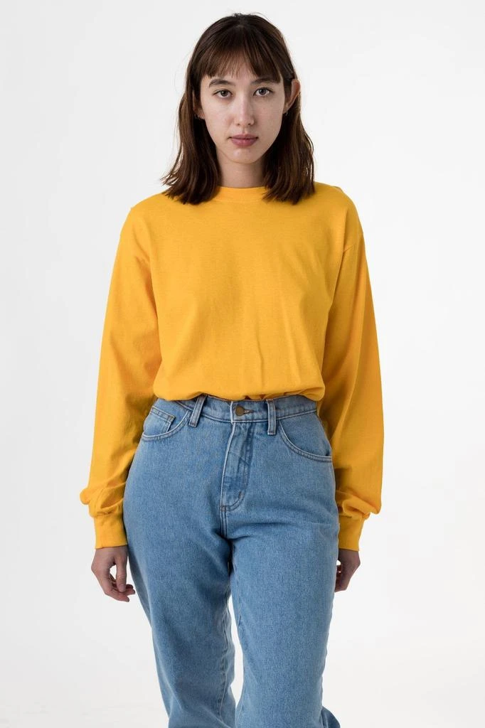 Los Angeles Apparel 1810GD - Long Sleeve Garment Dye Pocket T-Shirt 18