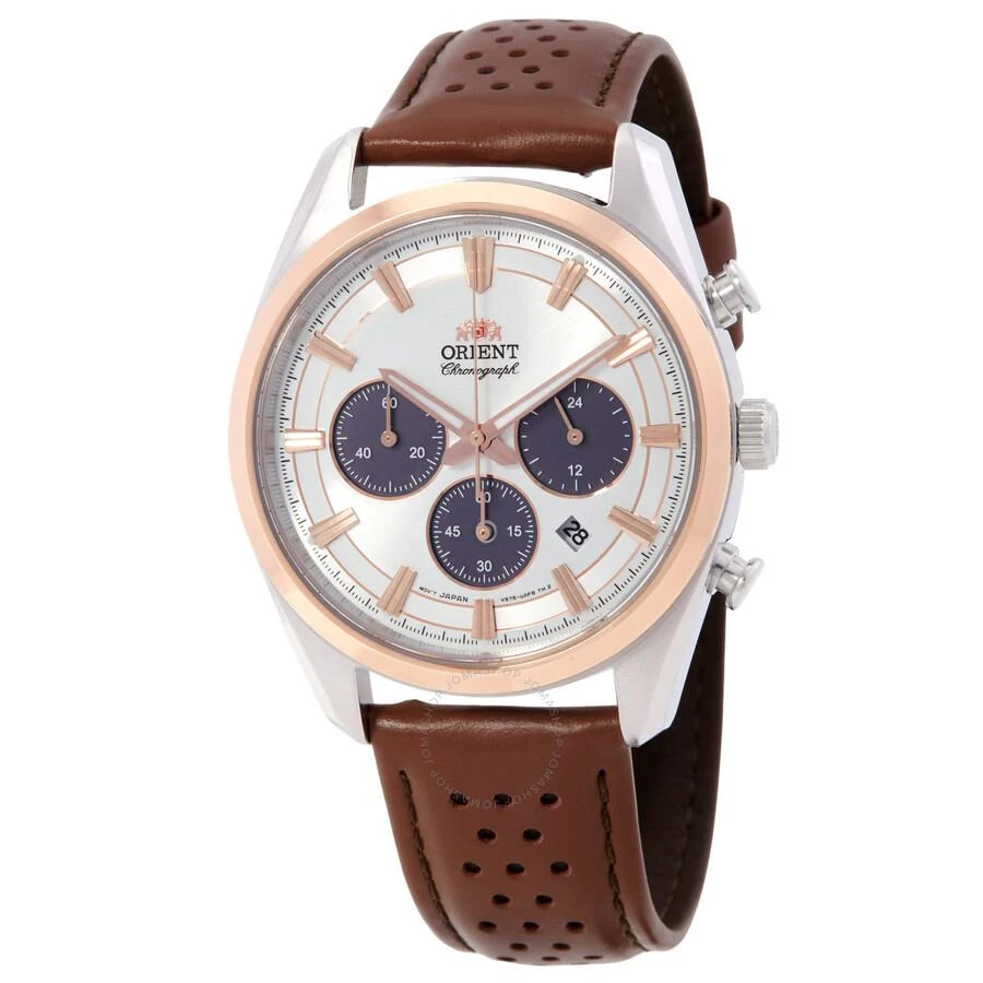 Orient Star Contemporary Chronograph White Dial Men's Watch RATX0306S10B 1