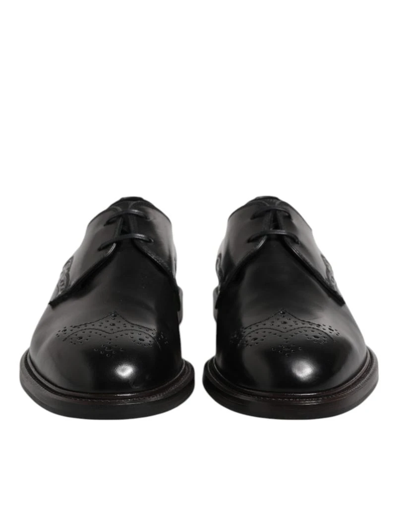 Dolce & Gabbana Leather Derby Wingtip Formal Men's Shoes 2