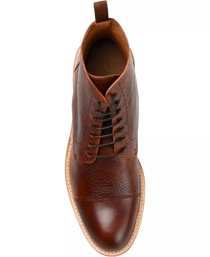 Taft Men's Rome Full-grain Leather Cap Toe Dress Boots 4